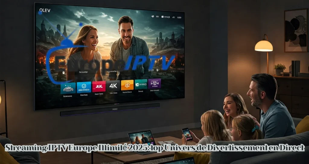 Streaming IPTV Europe Illimité 2025: top Univers de Divertissement en Direct