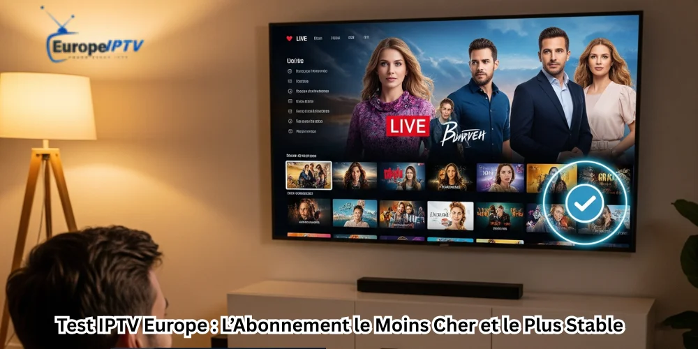 Test IPTV Europe : L’Abonnement le Moins Cher et le Plus Stable